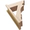 Ekena Millwork 7 1/2-in W x 20-in D x 28-in H Balboa Trad Rough Cedar Woodgrain TimberThane Outlooker, Primed Tan OUTUR075X20X28BOA04RCPR - alternate 2